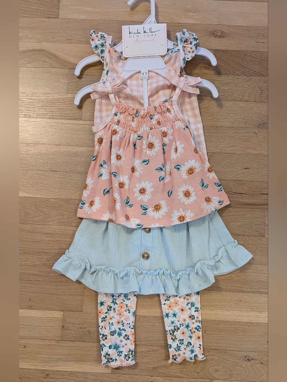 Nicole Miller 4 Piece Baby Set